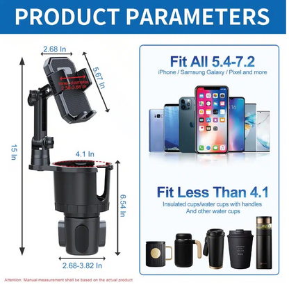 Hold car reposa vasos para celular iPhone o Android