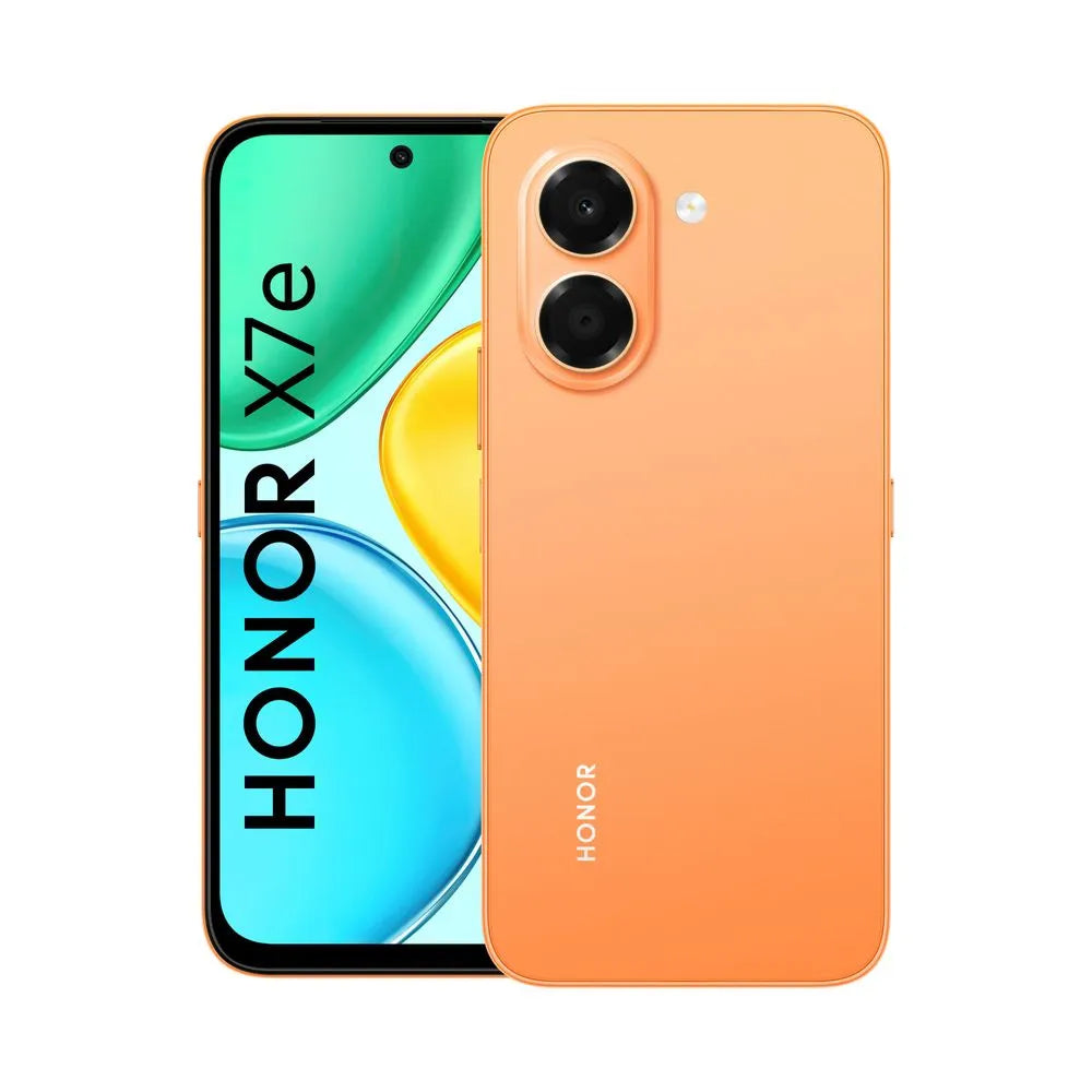 Celular HONOR X7e 6GB 256GB Naranja Sunrise Orange LABU-L43E