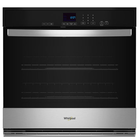 HORNO ELÉCTRICO DE EMPOTRE WHIRLPOOL 30" 5.0 PIES³ 3 EN 1 ACERO INOXIDABLE WOES3030LS