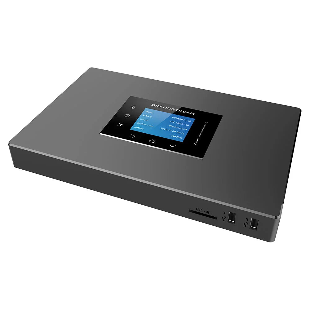 PBX IP GS 2XO, 2FXS 250 USUARIOS 50TRUNK, sistema empresarial de comunicaciones con 2 puertos FXO y 2 FXS para grandes empresas.