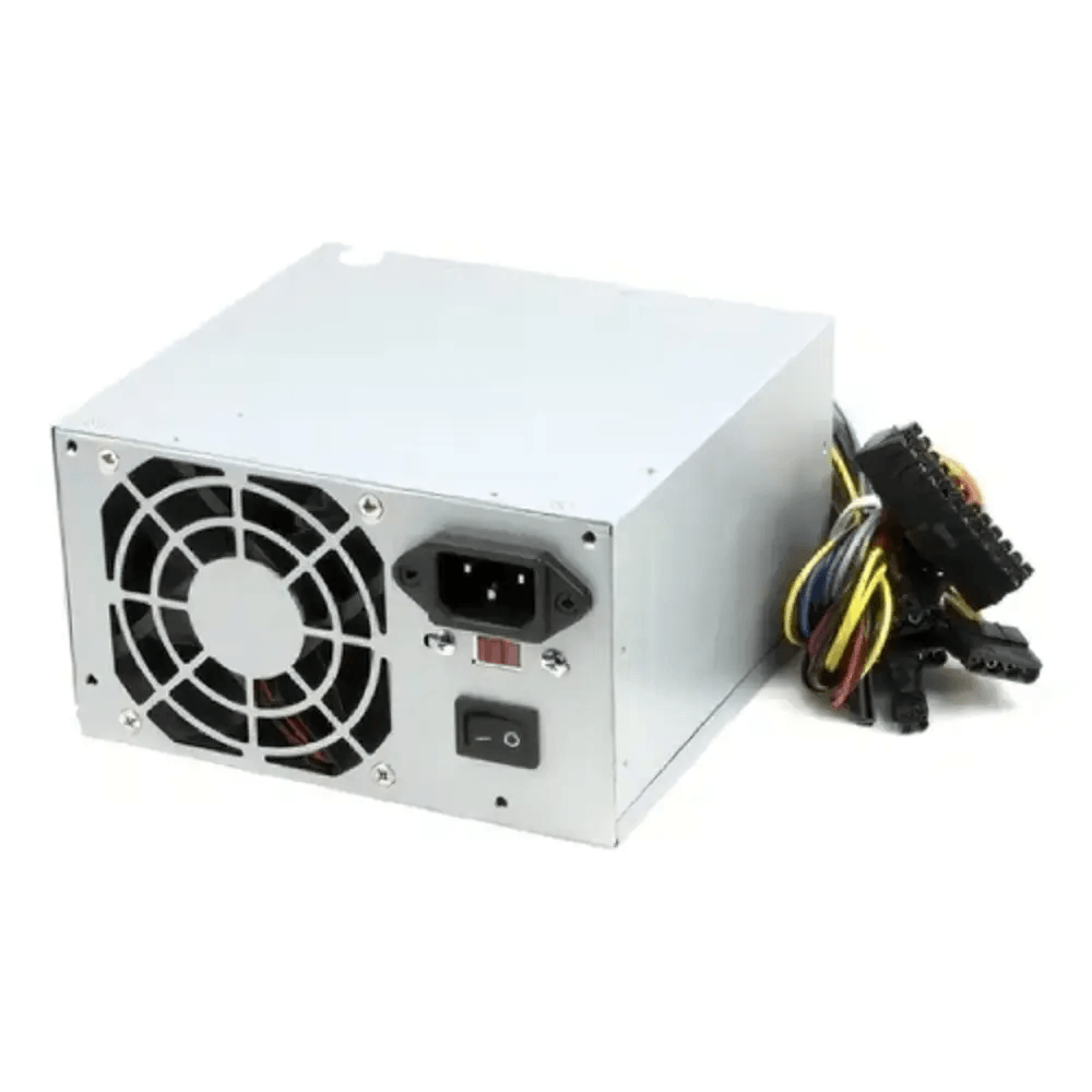 Fuente de poder 600W 20-24PIN con ventilador y conectores de energía para computadoras.