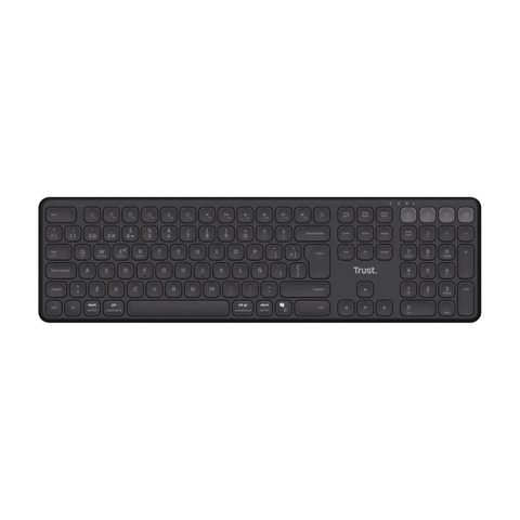 Trust Vaiya teclado inalambrico multidispositivo negro - 25635