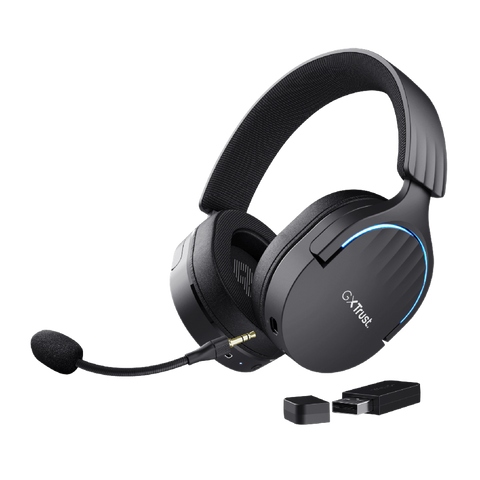 Trust audifonos inalambricos gamer color negro - 24901
