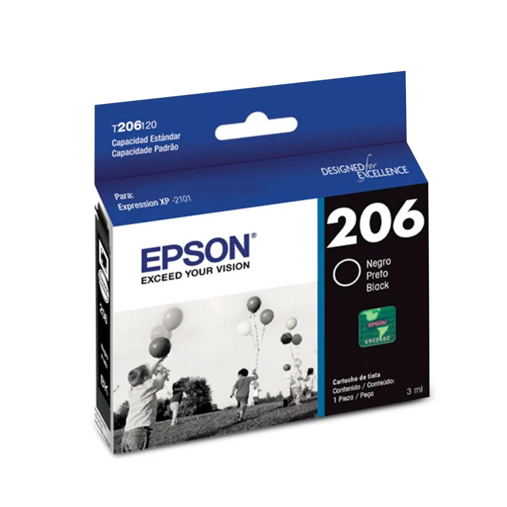 Epson cartucho T206120-AL 206 black xpression XP-2101