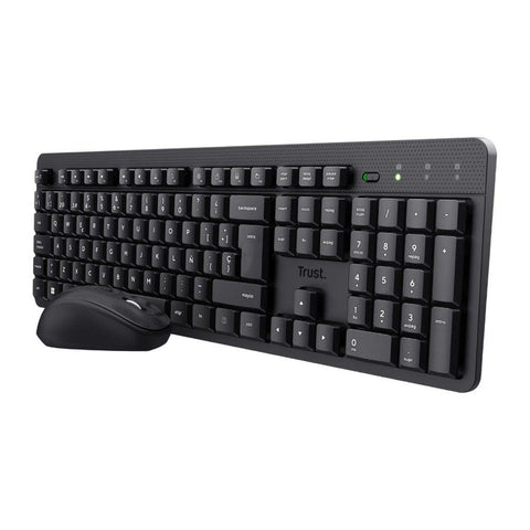 Trust combo teclado y mouse inalambrico silencioso Ody II en ingles - 25018 Accesorios Costa Rica