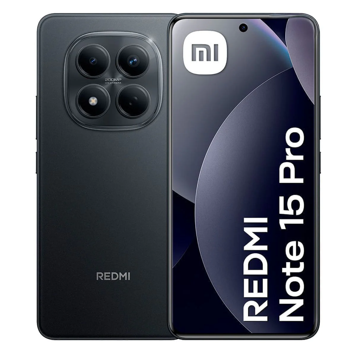 TELEFONO CELULAR XIAOMI REDMI NOTE 15 PRO 4G NEGRO (8GB_256GB) con pantalla AMOLED y cámara 200MP