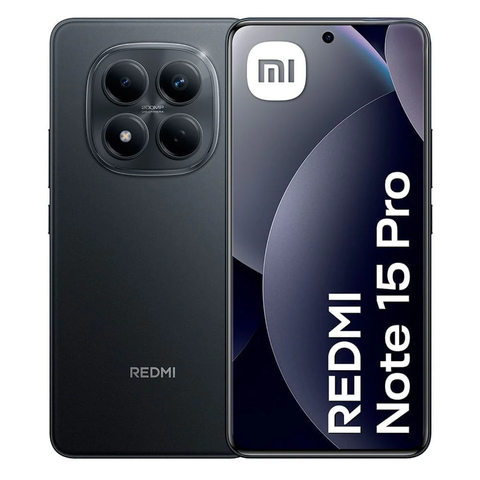 TELEFONO CELULAR XIAOMI REDMI NOTE 15 PRO 4G NEGRO (8GB_256GB) con pantalla AMOLED y cámara 200MP