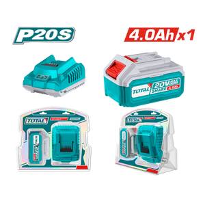 Set cargador y batería litio 4.0a total