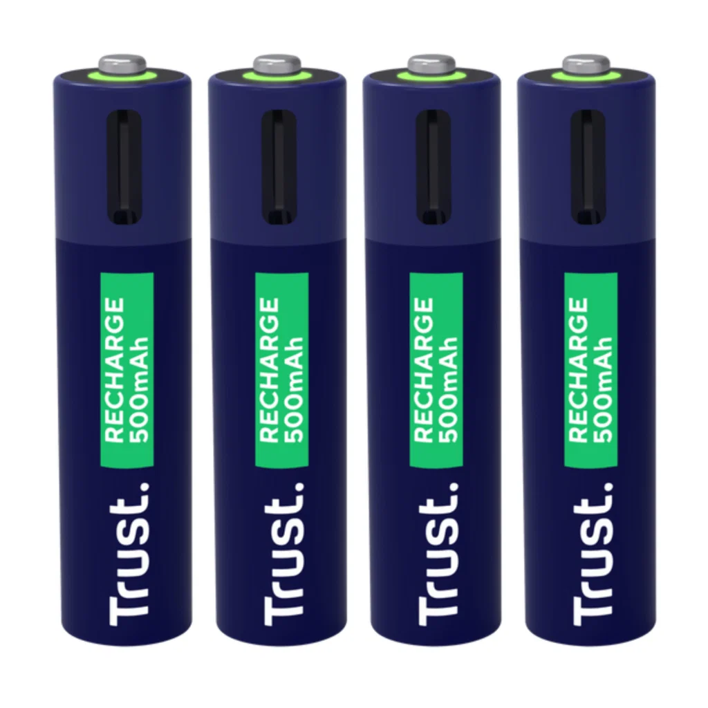 Trust pilas AAA recargables en USB-C 4 pack - 25671
