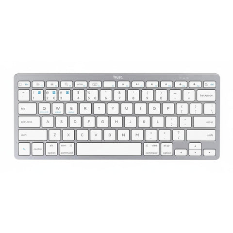 Trust teclado ES bluetooth inalambrico ultrafino para PC, ordenador portatil, tableta y smartphone - 24654