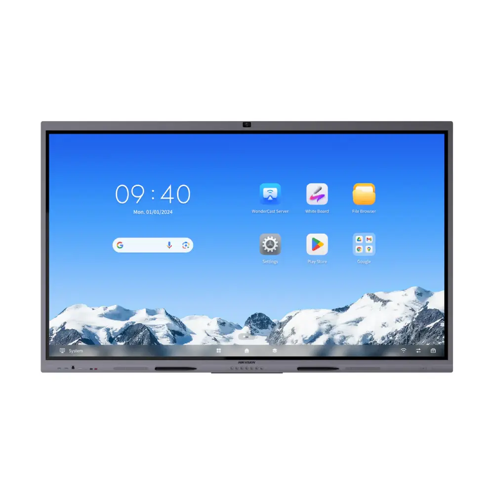pantalla plana interactiva 65 pulgadas con resolución 1920 X 1080 y funciones de conexión avanzada