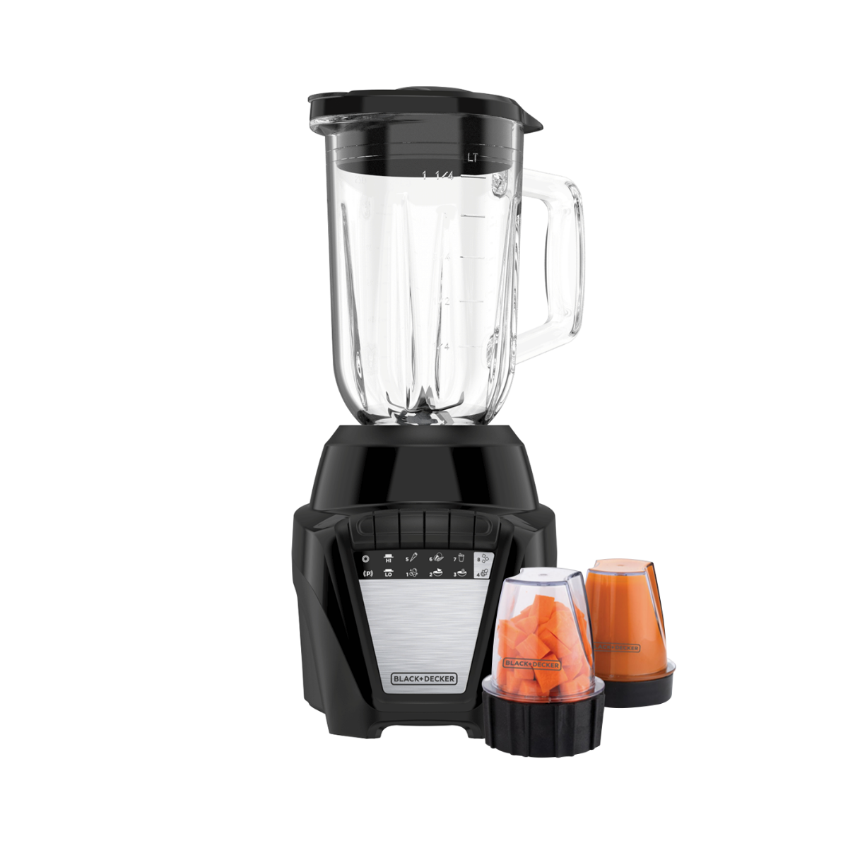 Black + Decker licuadora ice crush 700W-Vaso Vidrio-negra - BL0876-1BDLA