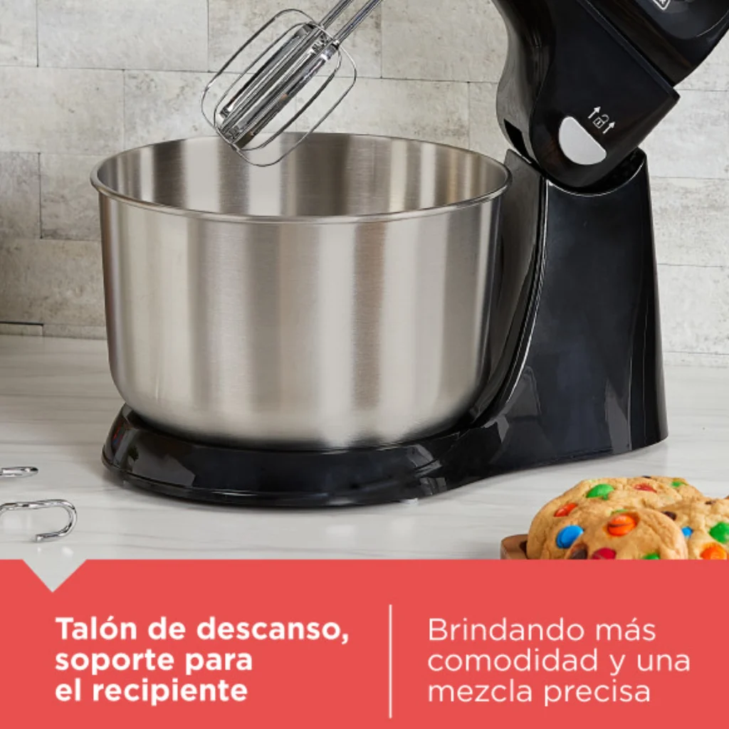 Black + Decker batidora 2 en 1 250W tazon inox- MX9125-1BDLA