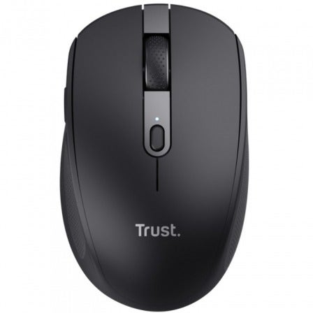 Trust mouse inalambrico recargable color negro silencioso - 24819