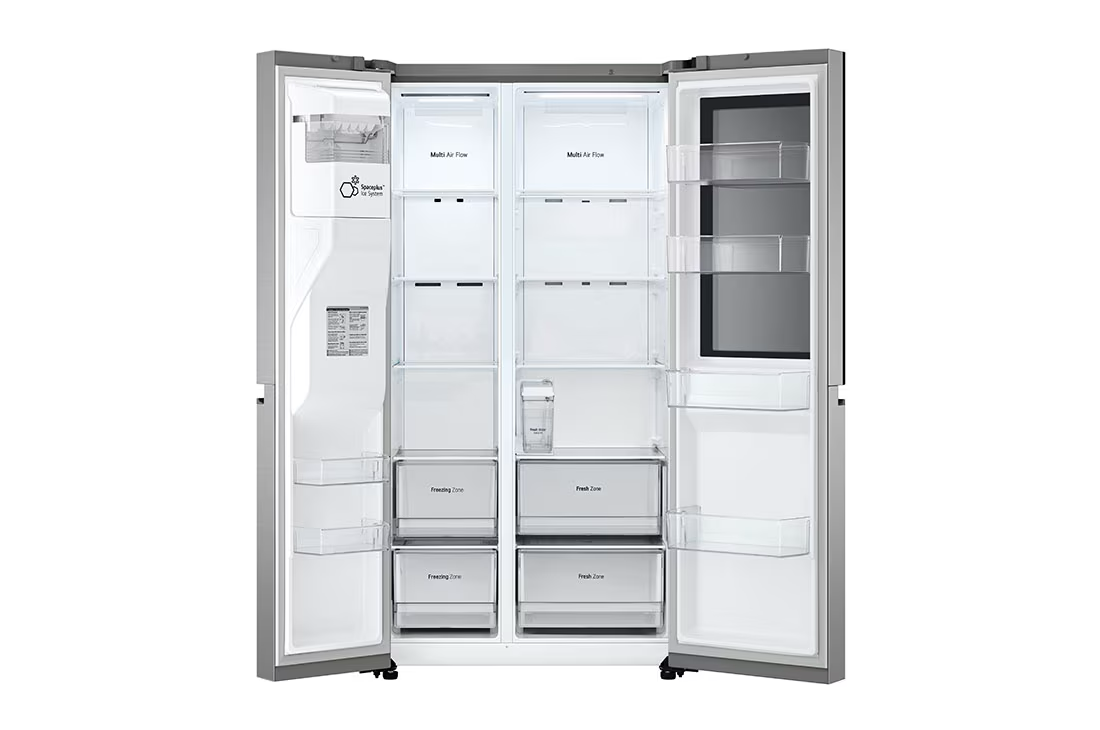 LG Refrigerador Side by Side 27 pies InstaView color Plateado VS27GNID