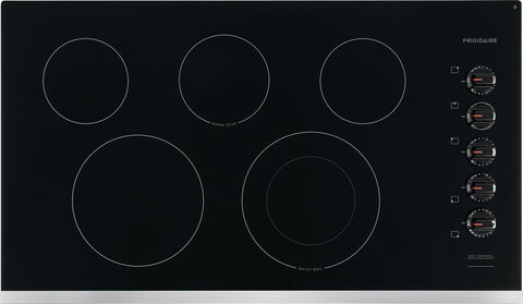 Frigidaire Plantilla Eléctrica empotrable de 36" 5 quemadores Acero inoxidable FFEC3625US