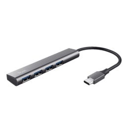 Trust adaptador USB-C 4 puertos USB-A 5 gbps puerto USB-C - 24948