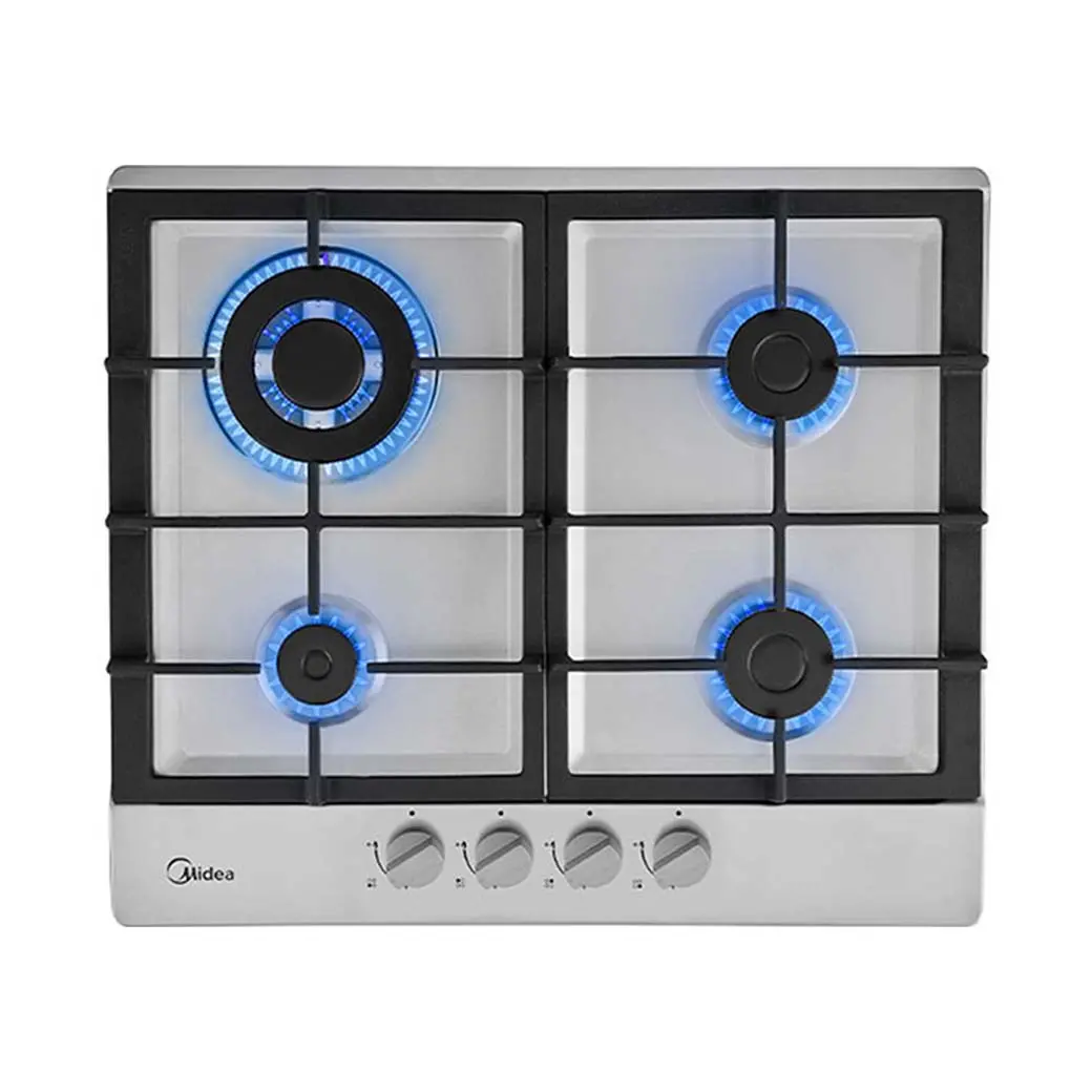 Midea estufa empotrable a gas 24" color silver MTGB24R3402GS Costa Rica