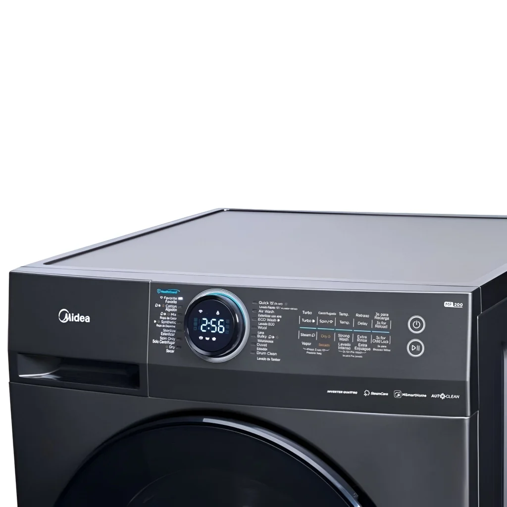 Midea Lavasecadora Carga frontal de 15 kg Gris MF200D150WB/T-CA