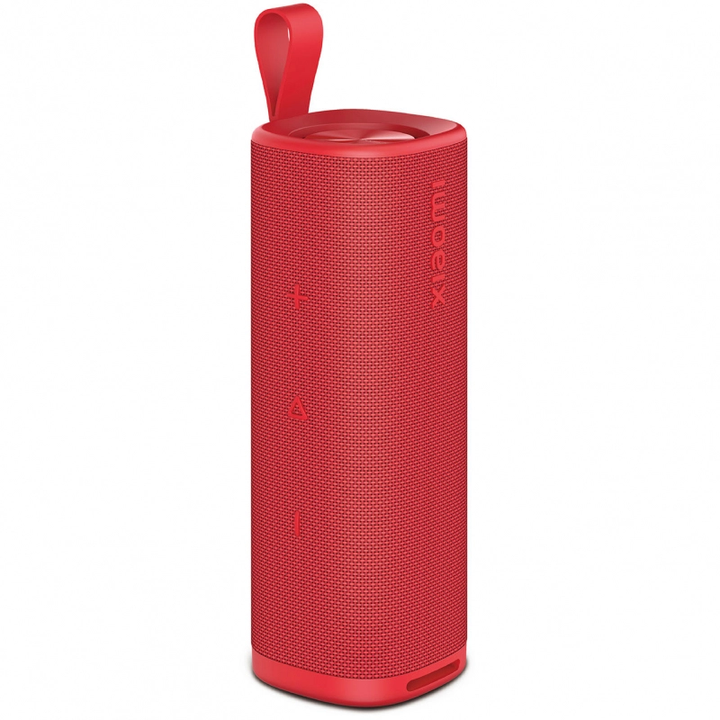 PARLANTE XIAOMI SOUND OUTDOOR ROJO, altavoz portátil Bluetooth 5.4, 30W, resistente al agua IP67, ideal para exteriores.
