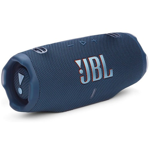 Parlante JBL Charge 6 azul de diseño compacto y moderno