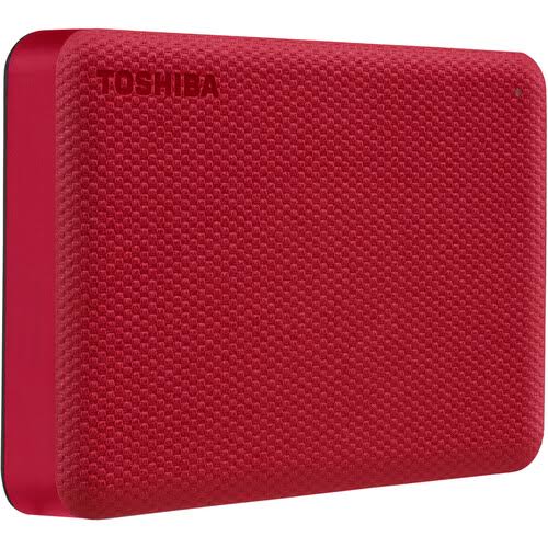 HD EXTERNO 1 TB TOSHIBA CANVIO ADVANCE HDTCA10XR3AA USB 3.0 HASTA 5 GBPS ROJO