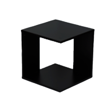 Kenneth Cole estante de cubo color caf‚ oscuro - KCWD2022053-BR