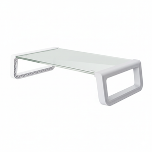 Trust monta soporte para monitor de cristal templado blanco - 25351
