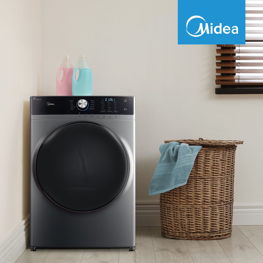 Midea secadora electrica carga frontal 21 kg color silver MH04ED80/S-CA Lavadora Y Secadoras Costa Rica