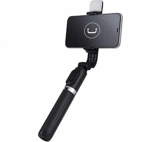 Selfie Stick con Tripode y Luz LED Unno Tekno PH1804BK