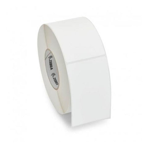 ROLLO DE ETIQUETA ZEBRA Z-ESSENTIALS 500D 4 PULG X 2 PULG NUCLEO 3 PULG 8 PULG OD SIN PERFORACION 2853 ETIQUETAS/ROLLO 10043287