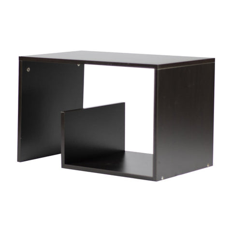 Kenneth Cole mesa de centro tipo librero color cafe oscuro - KCWD2022055-BR