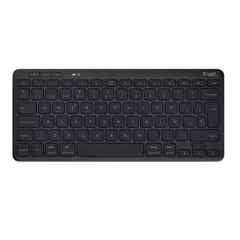 Trust teclado inalámbrico en español eco recargable - 25059
