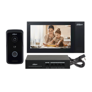 Dahua kit de video intercomunicador IP- DHI-KTP02/DHI-VTO2111D-P-S3/DHI-VTH2421FB-P-  1.0.01.15.12447-0005