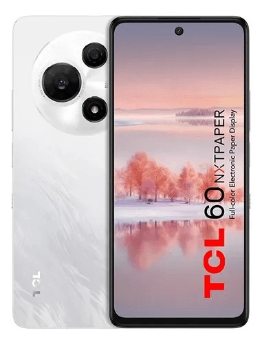 Celular TCL 60 Next Paper 2SIM con diseño elegante y pantalla avanzada, ideal para funcionalidad y estilo.