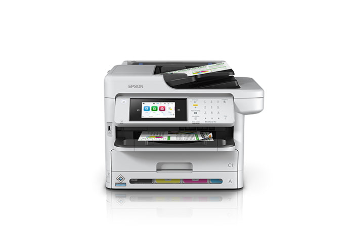 Epson Workforce WF-C5891 multifuncional 4-en-1 con alta velocidad de impresión y bajo consumo energético.