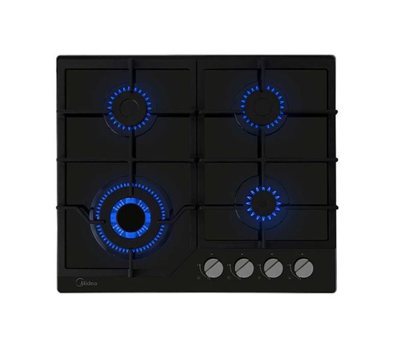 Midea estufa empotrable a gas 24" vidrio color negro MTGB24R3402GG Costa Rica