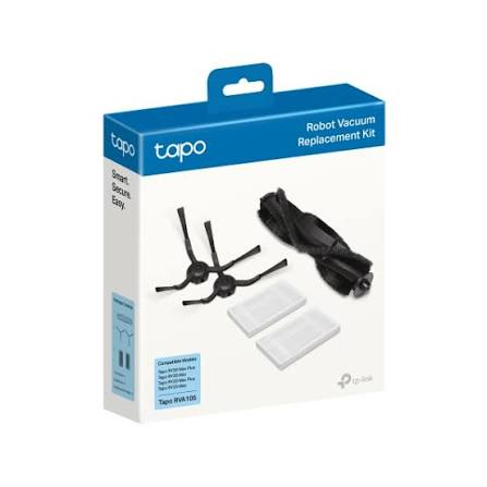 Tp Link kit de repuestos originales para robot aspirador Tapo - Tapo RVA105 con cepillos y filtros