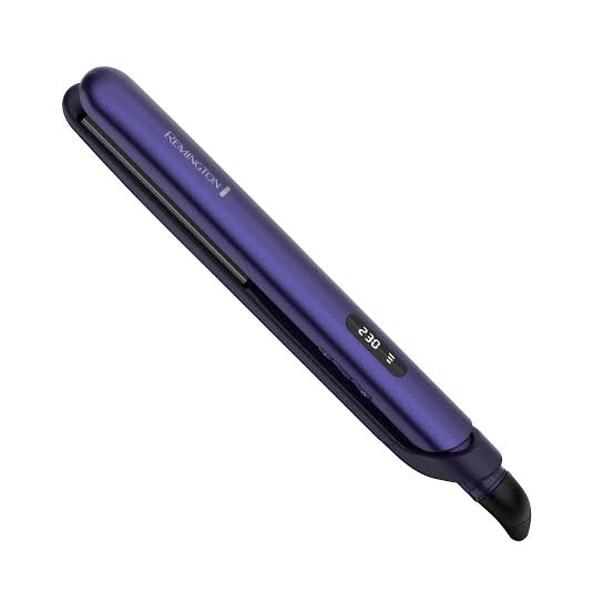 Remington plancha alisadora gloss - S9350-110F con placas de cerámica avanzada y control digital de temperatura.
