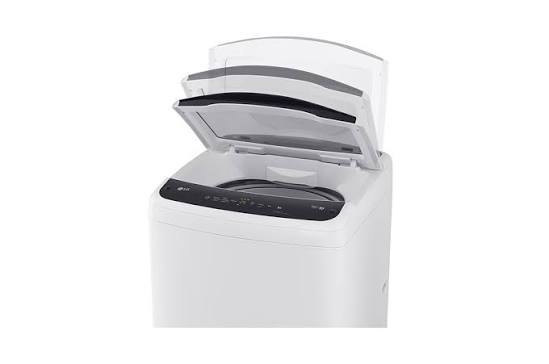 LG Lavadora Carga superior 19 kg color Blanco WT19WVTM con tecnología TurboDrum™ y Smart Diagnosis™