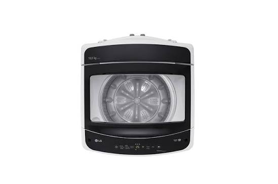 LG Lavadora Carga superior 19 kg color Blanco WT19WVTM vista desde arriba