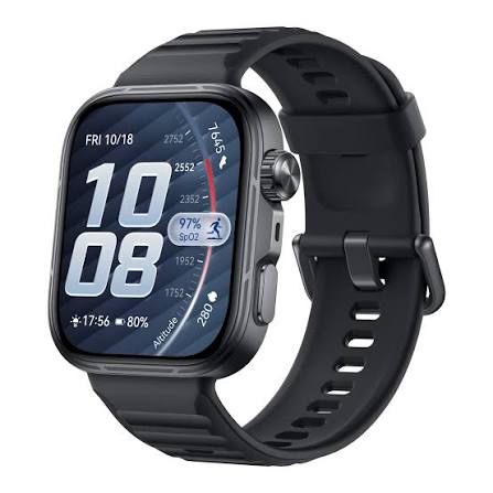 Huawei reloj inteligente Fit 5 PRO negro 55020HRF con pantalla AMOLED, GPS y diseño premium, vista del producto en color negro.