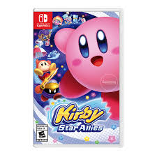 Cover art of JUEGO KIRBY STAR ALLIES for Nintendo Switch showing Kirby and friends.