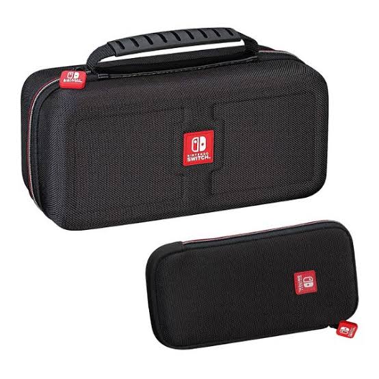 ESTUCHE NINTENDO SWITCH NEGRO con dos compartimentos
