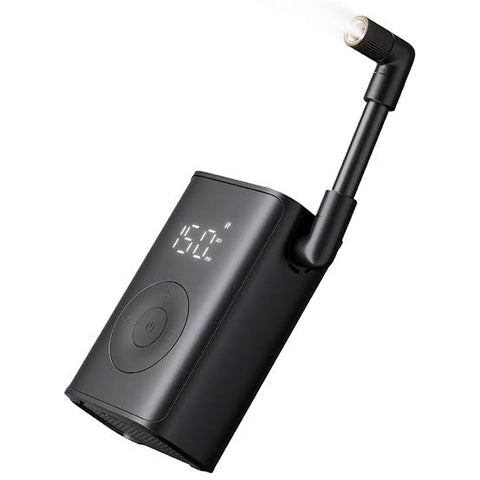 COMPRESOR DE AIRE MIJIA COMPACT PORTABLE ELECTRIC AIR NEGRO portátil con pantalla LCD.