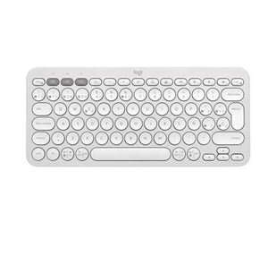 Teclado logitech pebble keys 2 k380s inalámbrico bluetooth slim español blanco