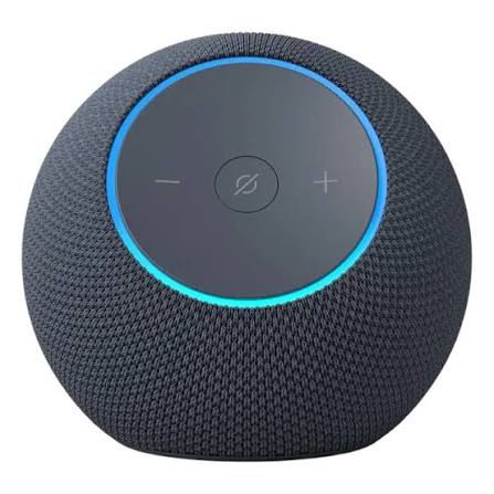 AMAZON ECHO DOT MAX NEGRO con Alexa integrada, sonido premium y hub de hogar inteligente, compatible con Matter, autonomía adaptable.