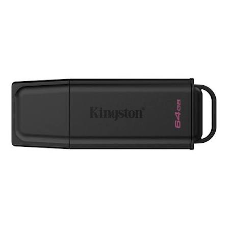 MEMORIA USB KINGSTON DATATRAVELER EXODIA 64GB USB-A 3.2 GEN 1 DTXG2/64GB NEGRO