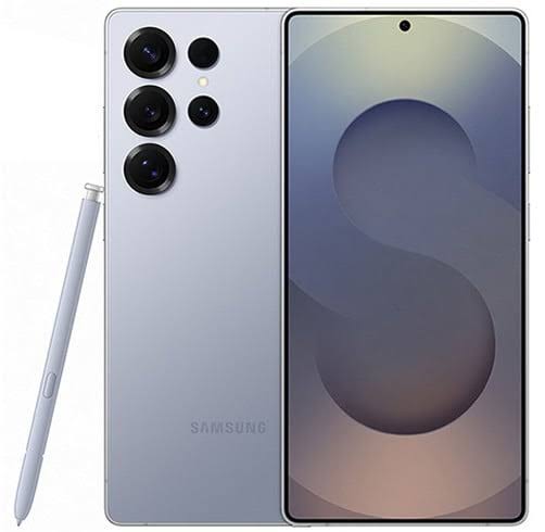 Imagen del CELULAR SAMSUNG S25 ULTRA AZUL (12GB_512GB) con S Pen, pantalla Dynamic AMOLED 2X y cámara de 200 MP.