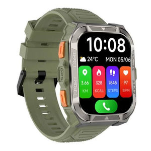 Reloj inteligente blackview w80 pro smartwatch android ios verde